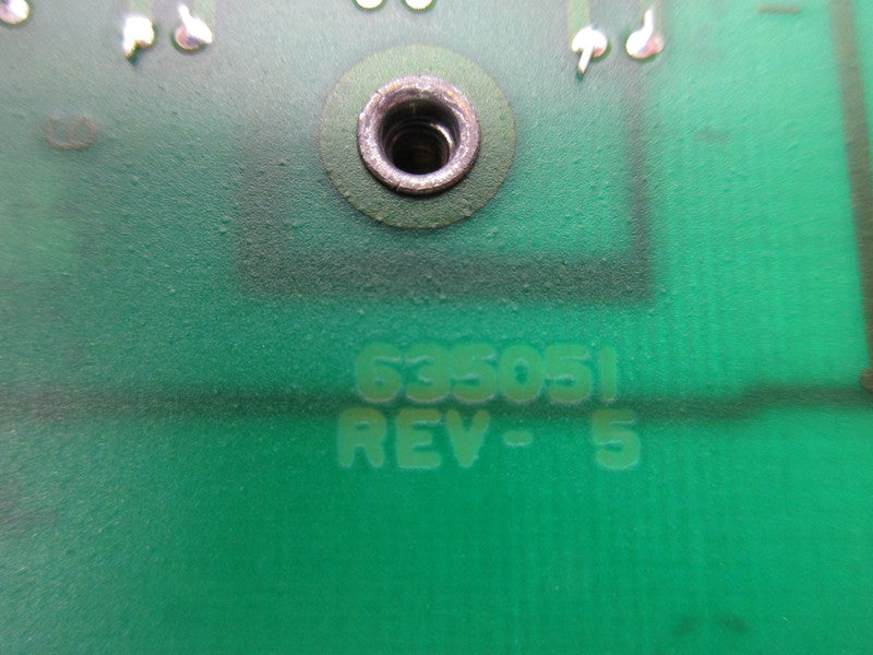 INDUSTRIAL SPARE PART 635051 REV. 5 UNMP