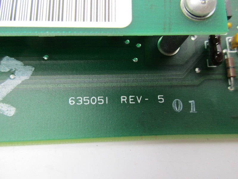 INDUSTRIAL SPARE PART 635051 REV. 5 UNMP