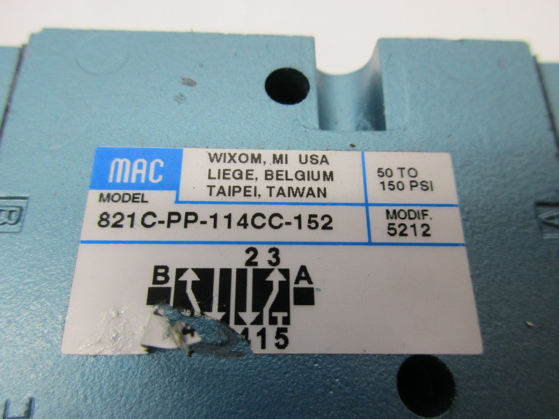 MAC 821C-PP-114CC-152 (DUAL) NSNP