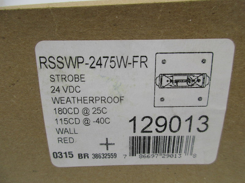 WHEELOCK RSSWP-2475W-FR NSMP
