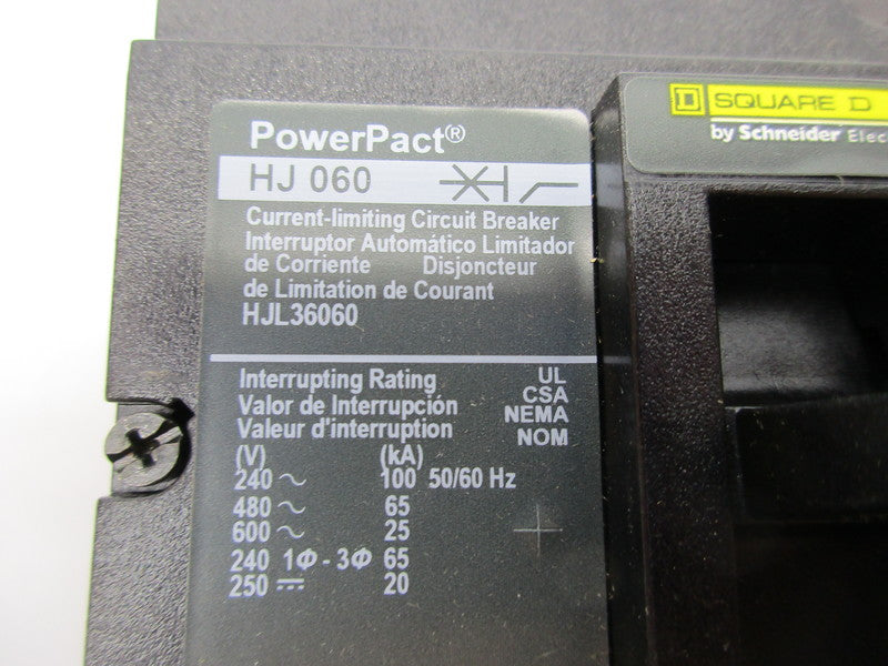 SQUARE D HJL36060 60A 600V NSMP