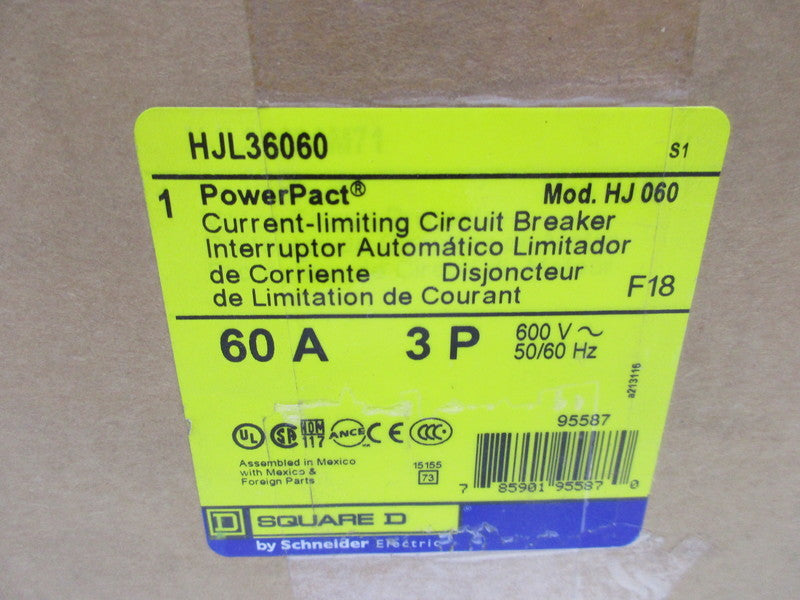 SQUARE D HJL36060 60A 600V NSMP