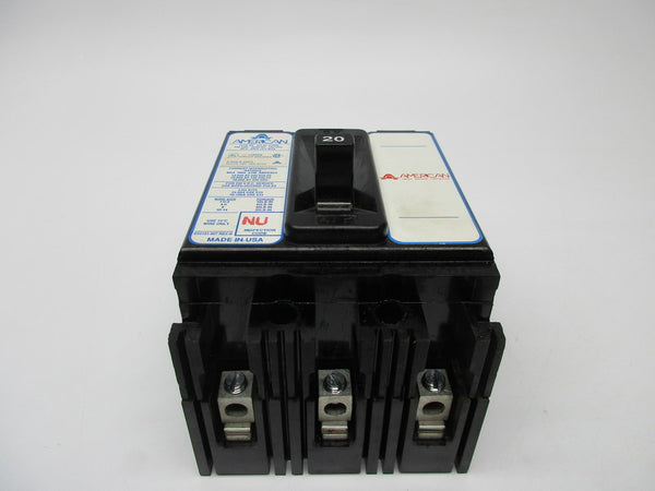 AMERICAN NE234020 CIRCUIT BREAKER 20A 240VAC NSNP