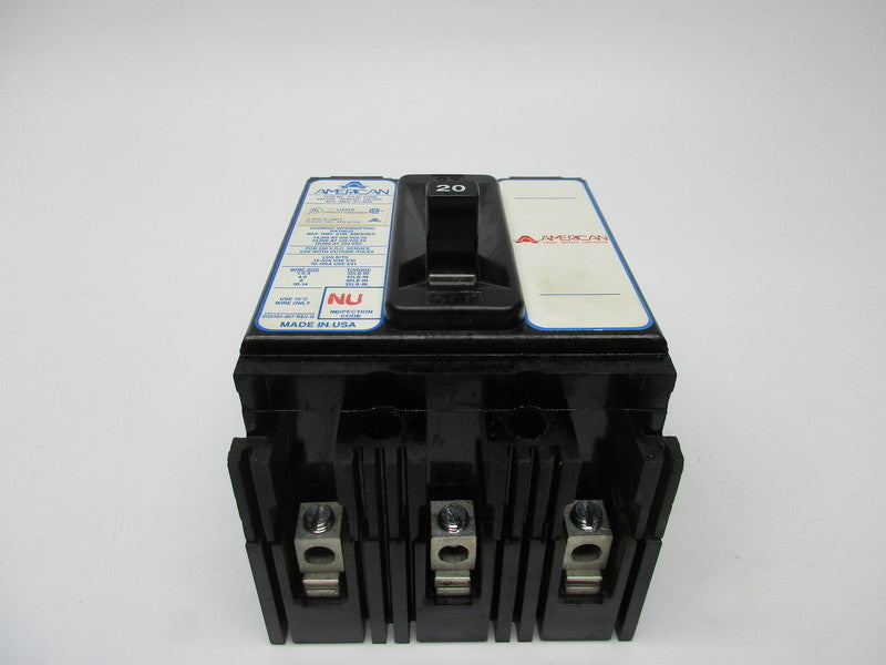 AMERICAN NE234020 CIRCUIT BREAKER 20A 240VAC NSNP