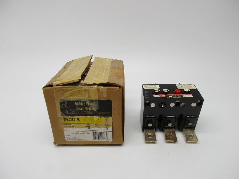 GENERAL ELECTRIC TFK236T125 125A 600VAC NSMP