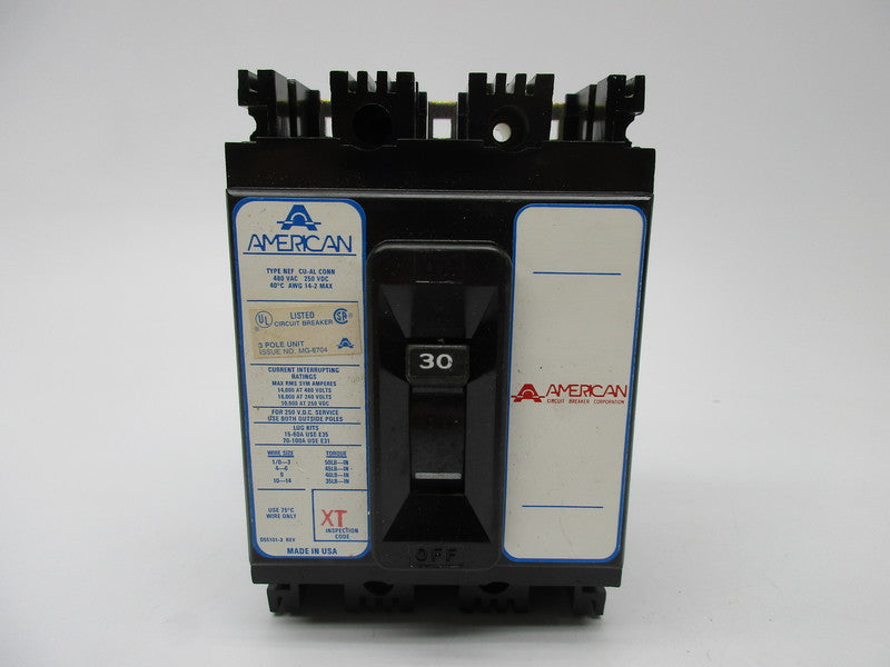 AMERICAN NEF435030 480VAC 30A 480VAC NSNP