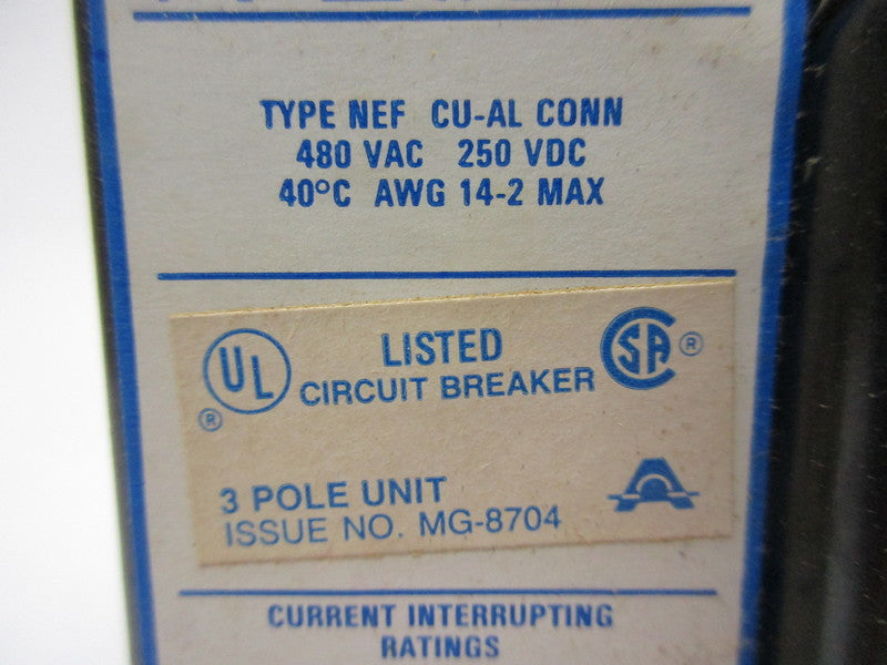 AMERICAN NEF435030 480VAC 30A 480VAC NSNP