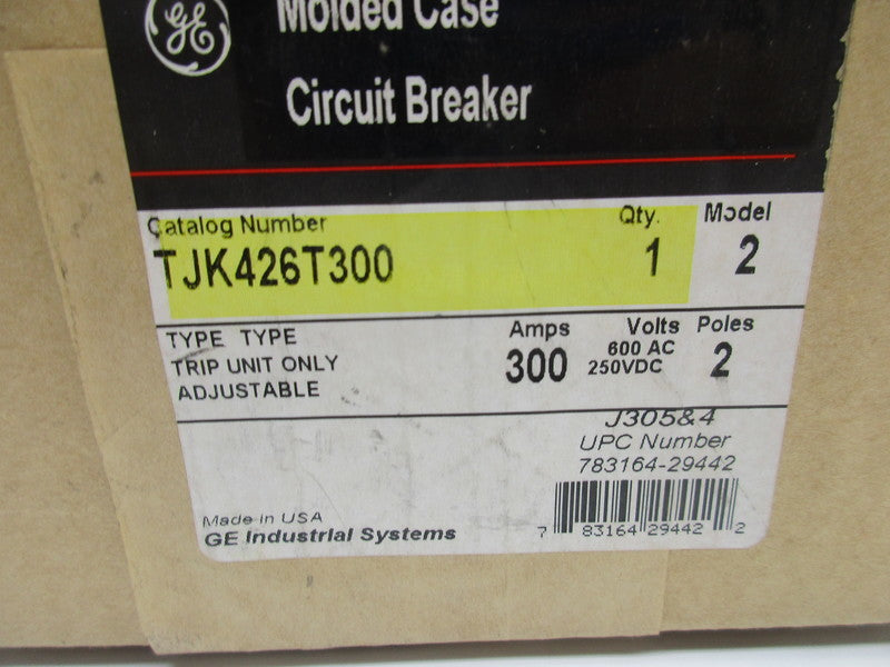 GENERAL ELECTRIC TJK426T300 300A 600VAC NSMP