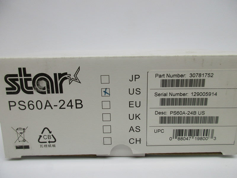 STAR MICRONICS PS60A-24B 30781752 NSMP