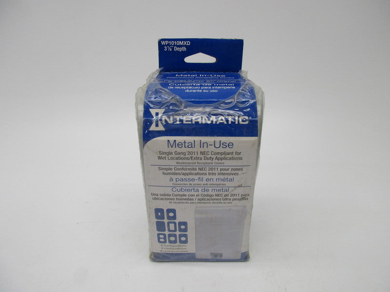 INTERMATIC WP1010MXD 3-1/8" WAETHERPROOF RECEPTACEL COVER*ORIGINAL PACKAGE*