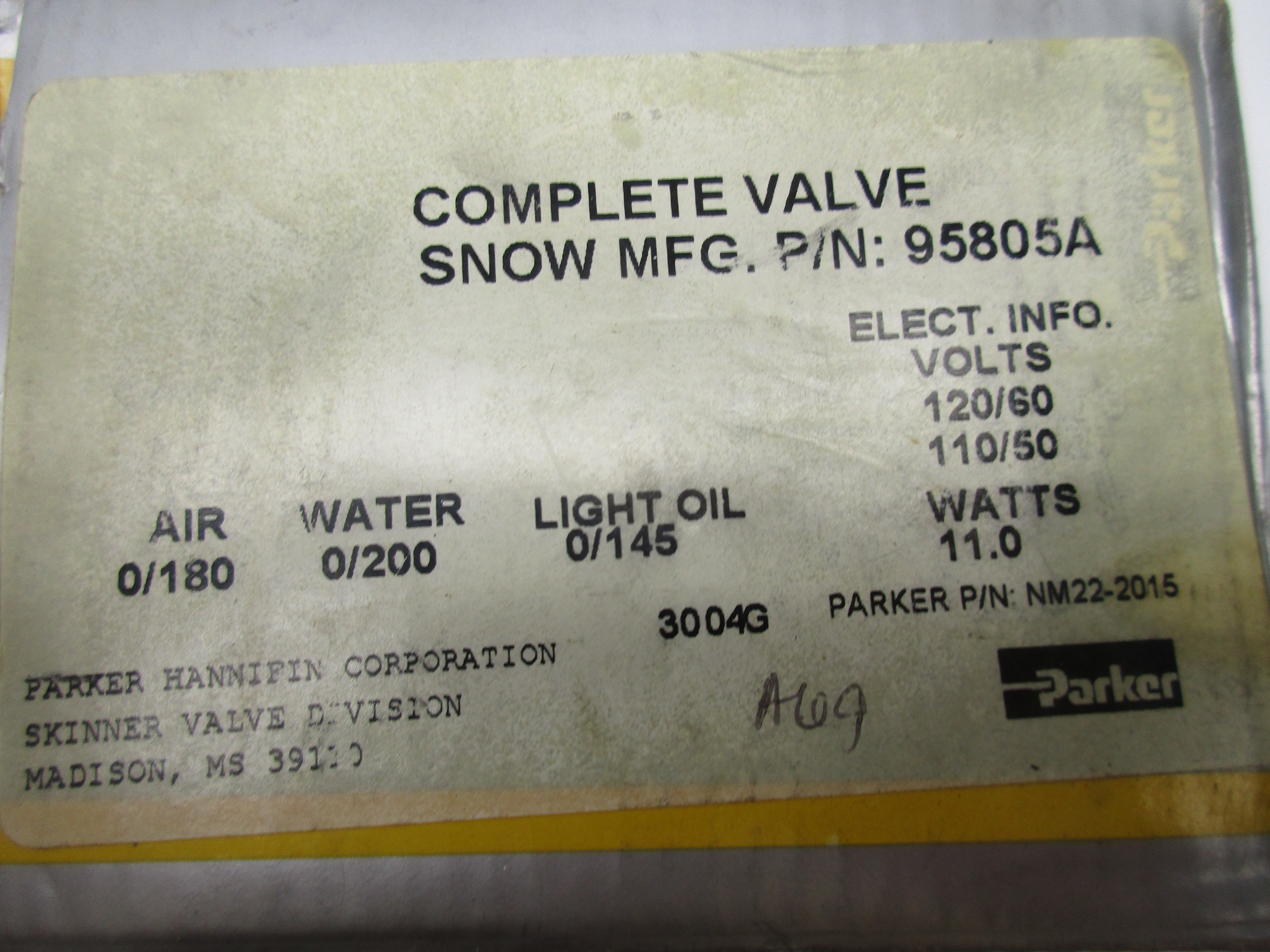 PARKER 95805A NSMP