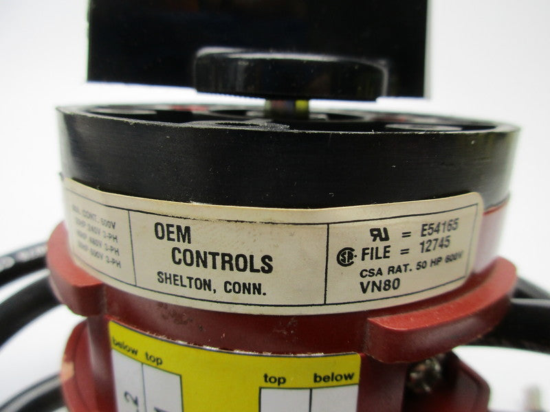 OEM CONTROLS E54165 UNMP