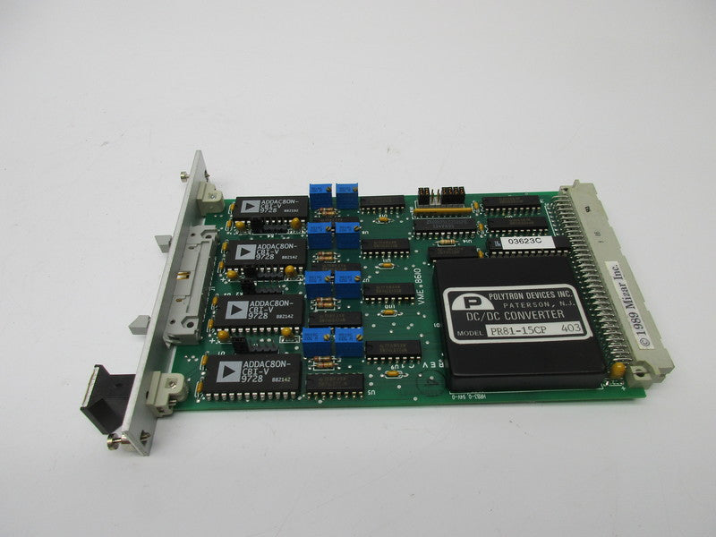 MIZAR VME8610 8610-1001 REV. D4 NSNP