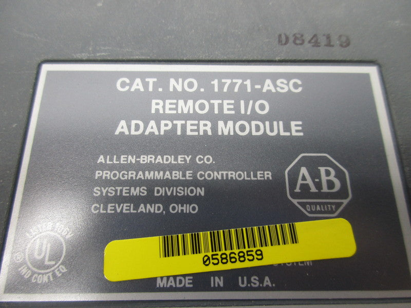 ALLEN BRADLEY 1771-ASC SER. A NSNP