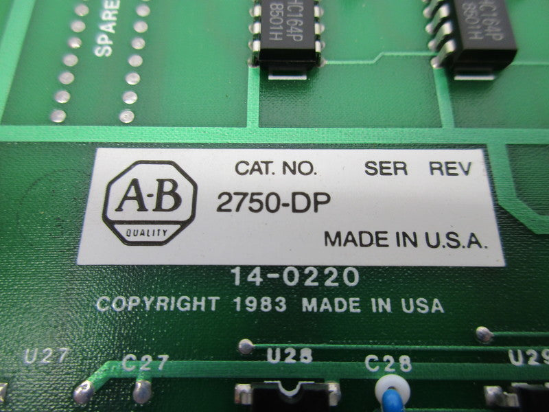 INDUSTRIAL SPARE PART 2750-DP NSNP