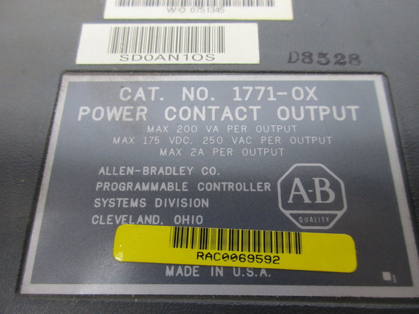 ALLEN BRADLEY 1771-OX NSNP