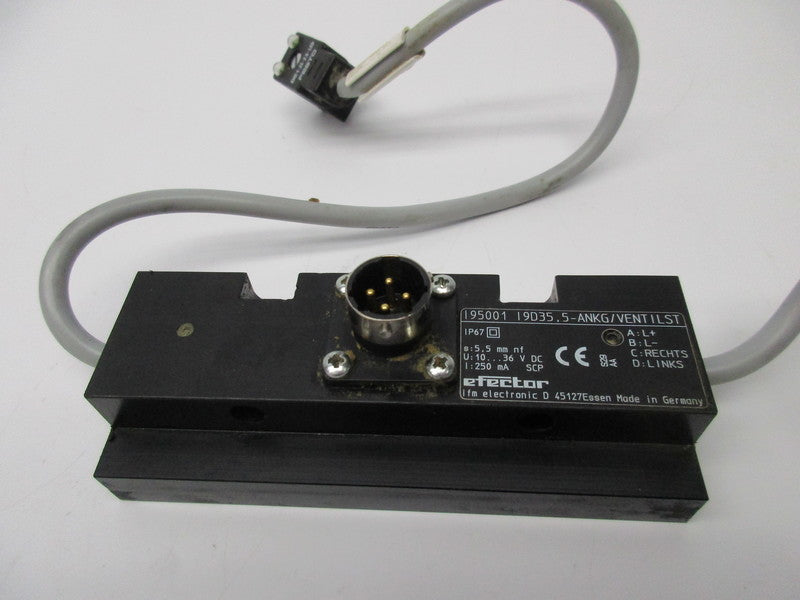 IFM EFECTOR 195001 19D35.5-ANKG/VENTILST UNMP