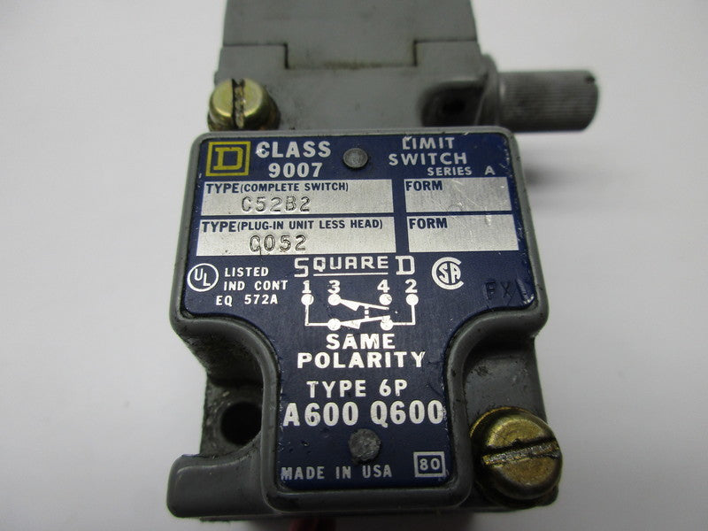 SQUARE D 9007-C52B2 (AS PICTURED) UNMP