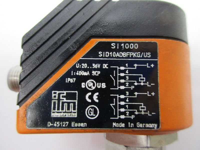 IFM EFECTOR SI1000 SID10ADBFPKG/US 20-36VDC NSNP