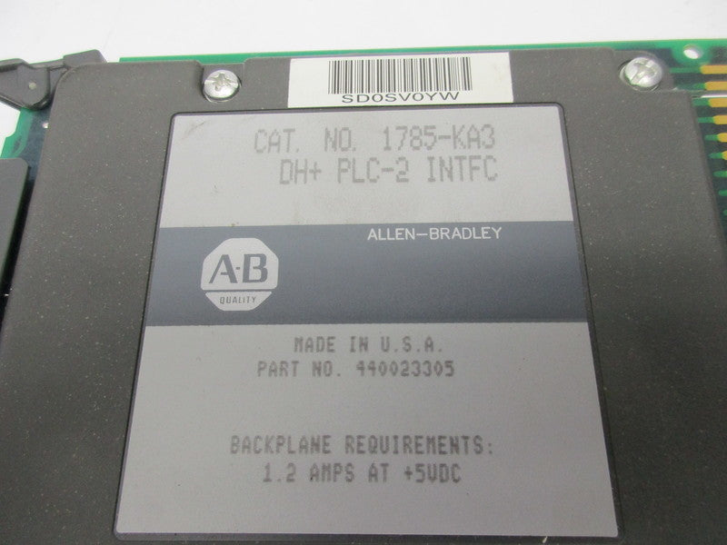 ALLEN BRADLEY 1785-KA3 SER. A NSNP