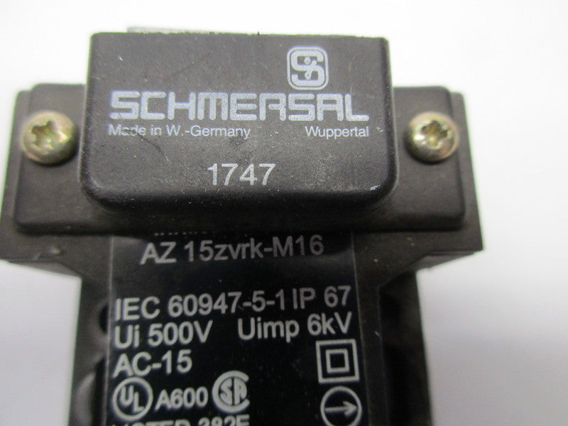 SCHMERSAL AZ15ZVRK-M16 UNMP