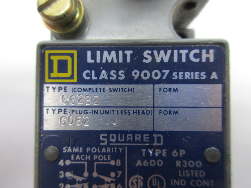 SQUARE D 9007-C62B2 SER. A UNMP