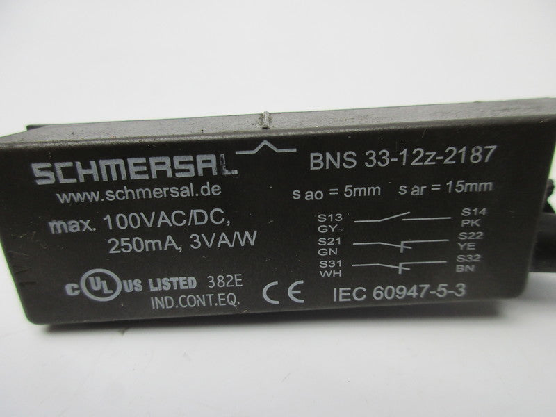 SCHMERSAL BNS33-12Z-2187 UNMP