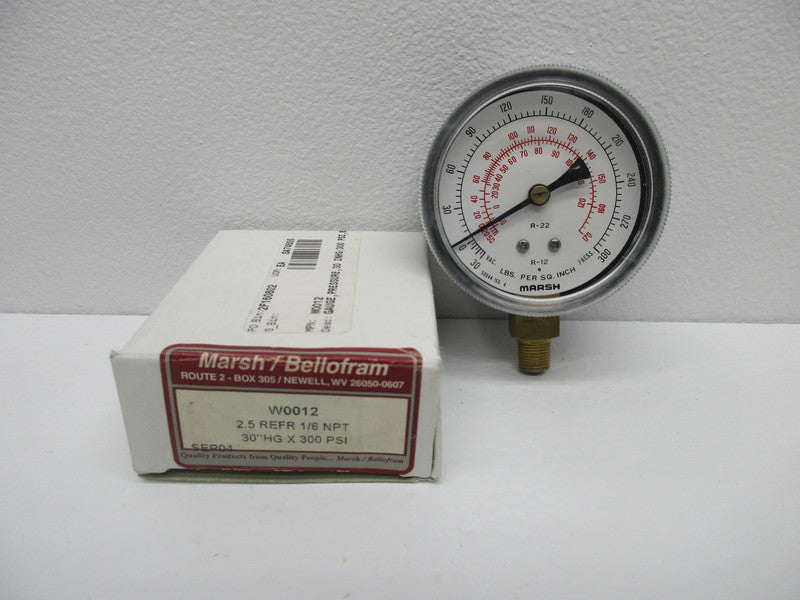 MARSH W0012 PRESSURE GAUGE  NSMP