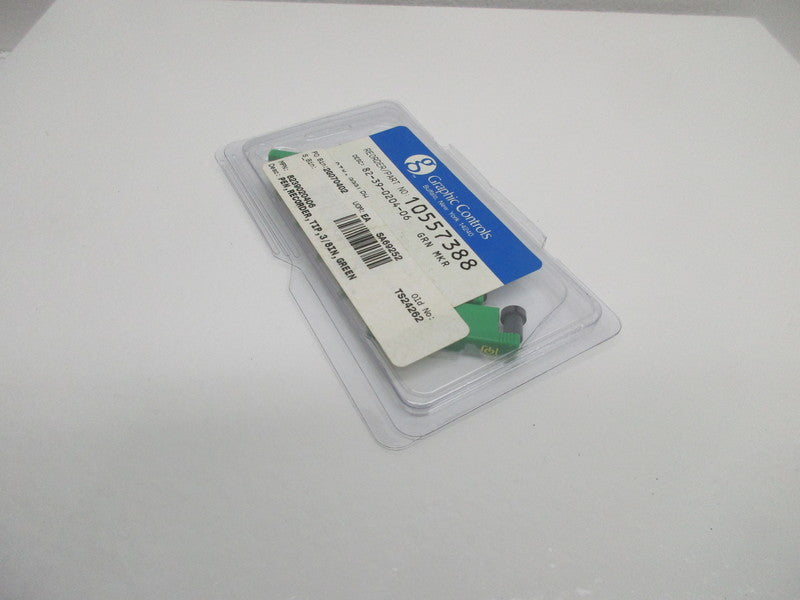 GRAPHIC CONTROLS 10557388 GREEN MARKER (PKG OF 6) * NEW IN ORIGINAL PACKAGE*