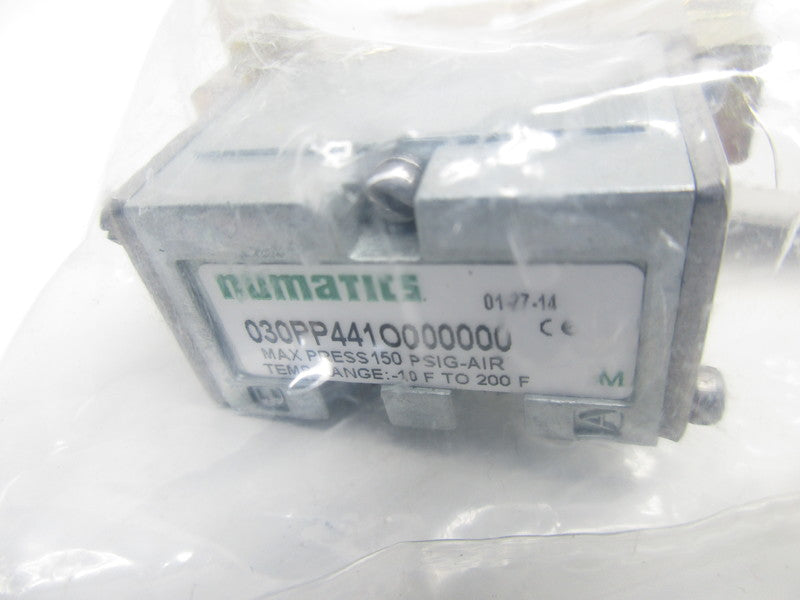 NUMATICS 030PP441O000000 AIR PILOT VALVE * NEW IN FACTORY BAG *