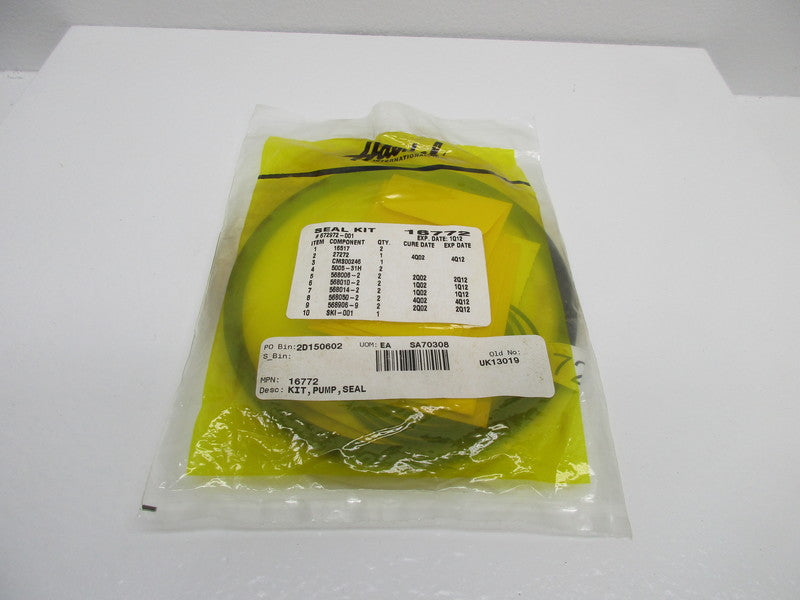HASKEL 16772 PUMP SEAL KIT * NEW IN FACTORY BAG *