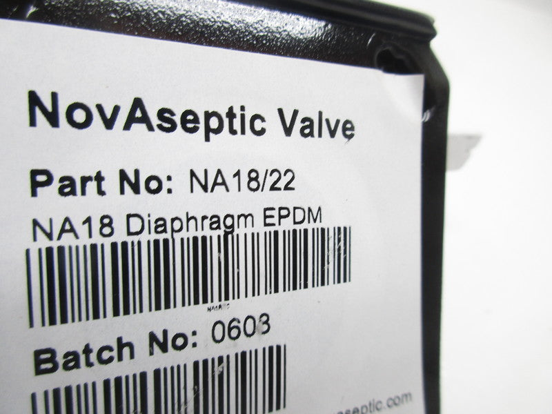 MILLIPORE NA18/22 NOVASEPTIC VALVE * NEW IN ORIGINAL PACKAGE *