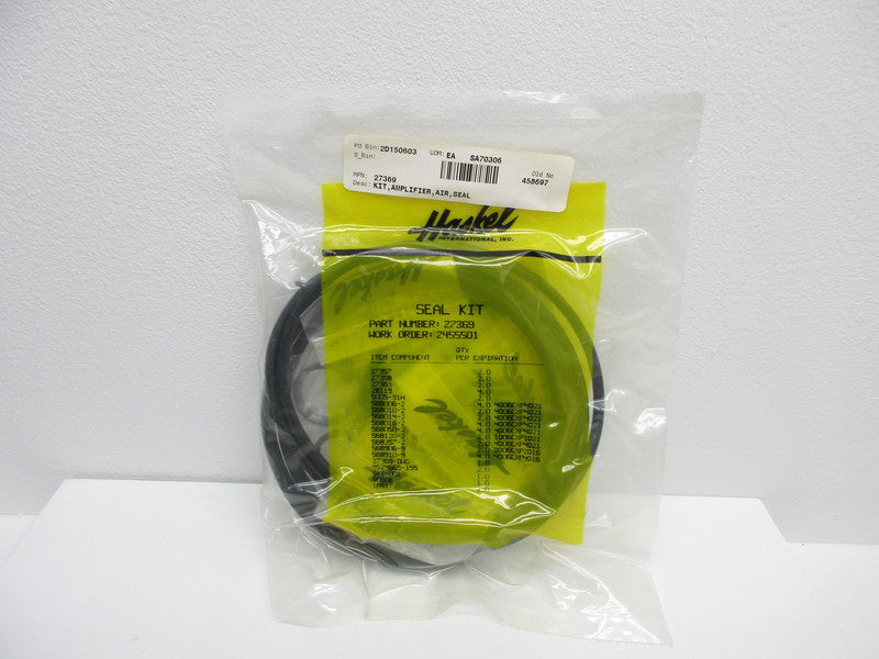 HASKEL 27369 SEAL KIT * NEW IN FACTORY BAG *