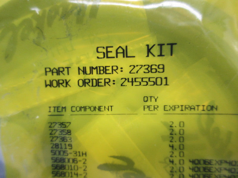 HASKEL 27369 SEAL KIT * NEW IN FACTORY BAG *