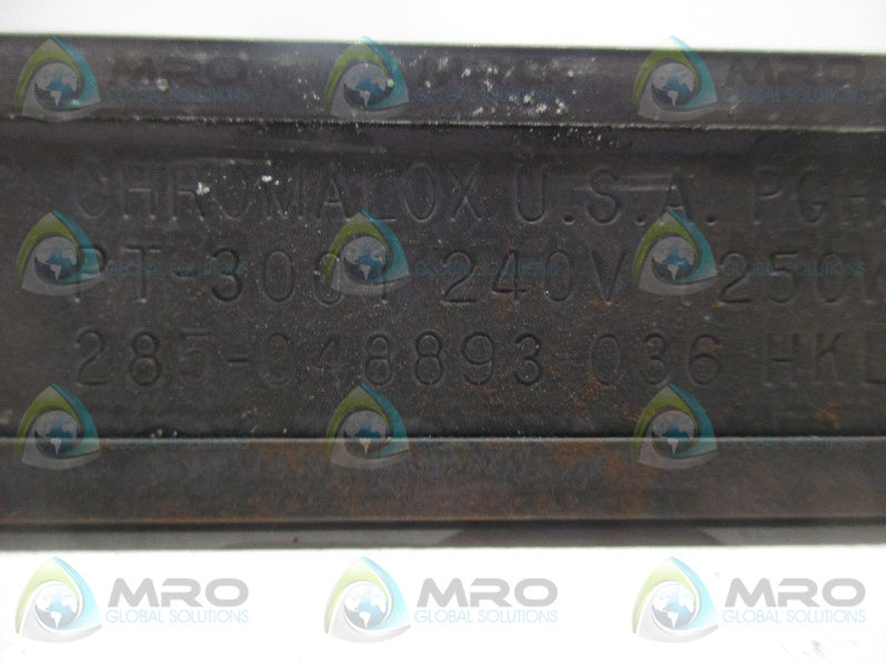 CHROMALOX 285-048896 HEATING ELEMENT 240V 1250W  NSNP