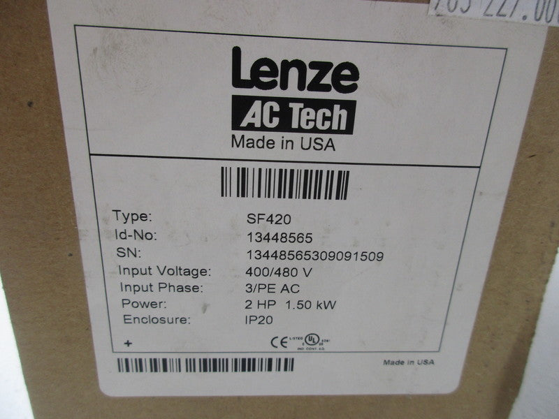 LENZE SF420 * FACTORY SEALED *