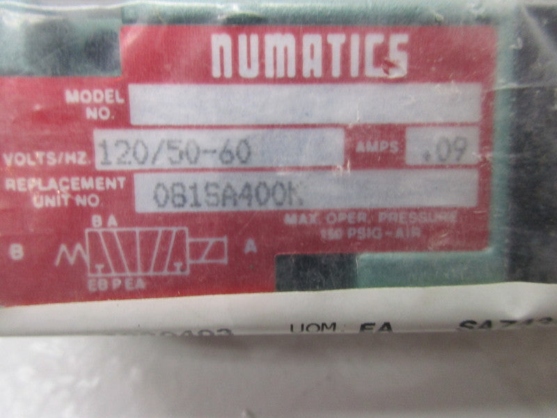 NUMATICS 081SA400K * NEW IN ORIGINAL PACKAGE *