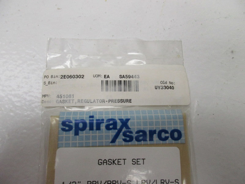 SPIRAX SARCO 0451081 * NEW IN ORIGINAL PACKAGE *