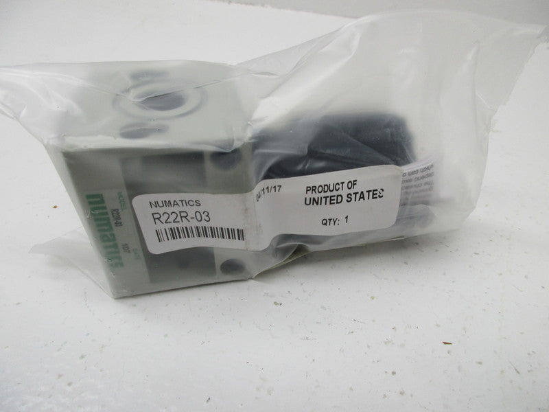 NUMATICS R22R-03GL REGULATOR * NEW IN FACTORY BAG *