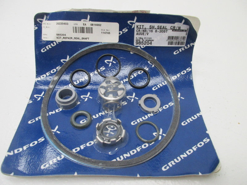 GRUNDFOS 985204 SEAL KIT *NEW IN ORIGINAL PACKAGE*