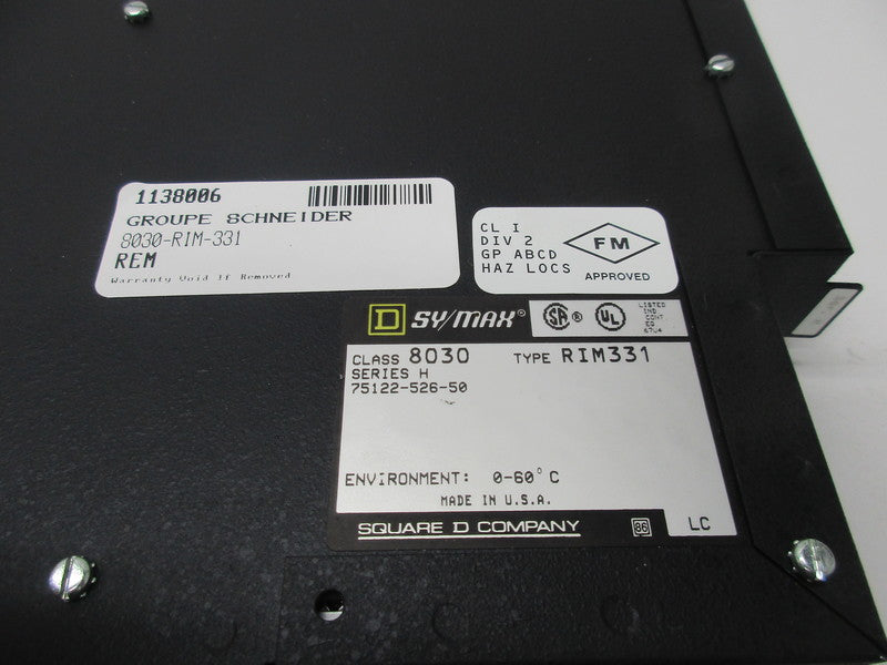 SQUARE D 8030RIM331   UNMP
