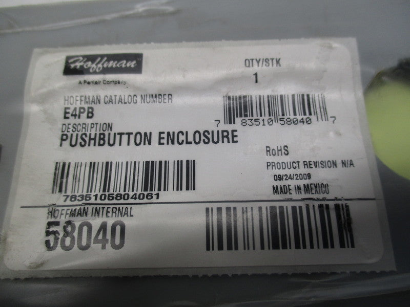 HOFFMAN E4PB * NEW IN ORIGINAL PACKAGING *