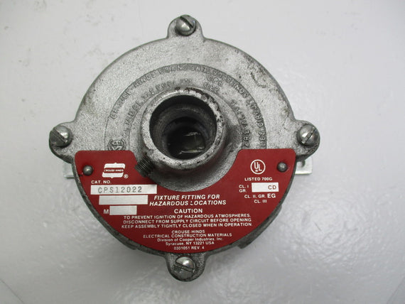 CROUSE HINDS CPS12022 * USED *
