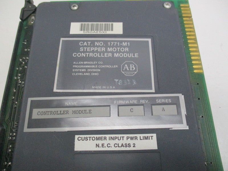 ALLEN BRADLEY 1771-M1 SER. A F/W C * REMANUFACTURED *
