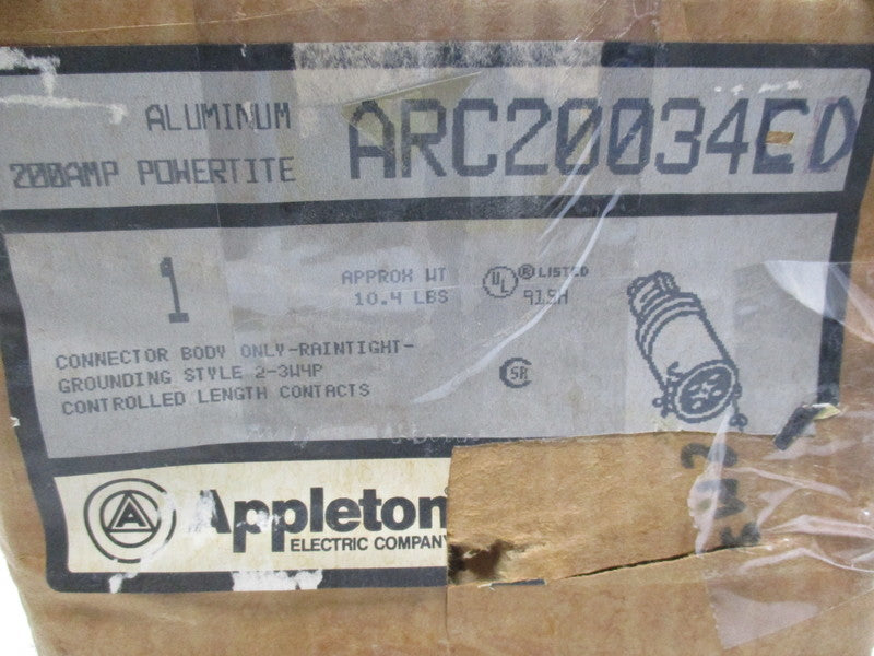 APPLETON ARC20034E * NEW *