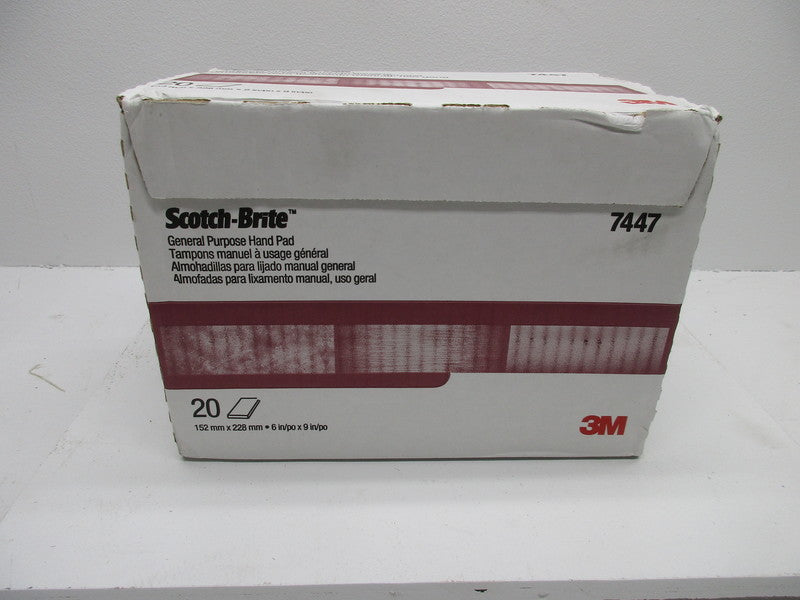 3M 7447 GENERAL PURPOSE HAND PAD * FACTORY SEALED *