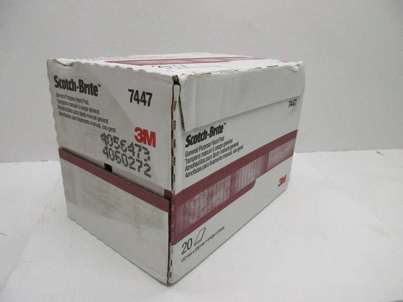 3M 7447 GENERAL PURPOSE HAND PAD * FACTORY SEALED *