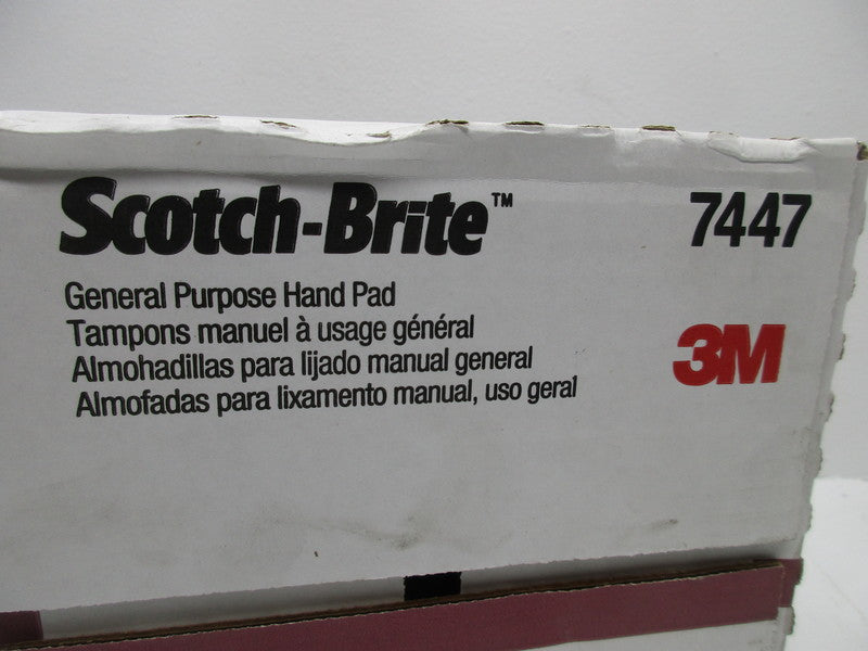 3M 7447 GENERAL PURPOSE HAND PAD * FACTORY SEALED *