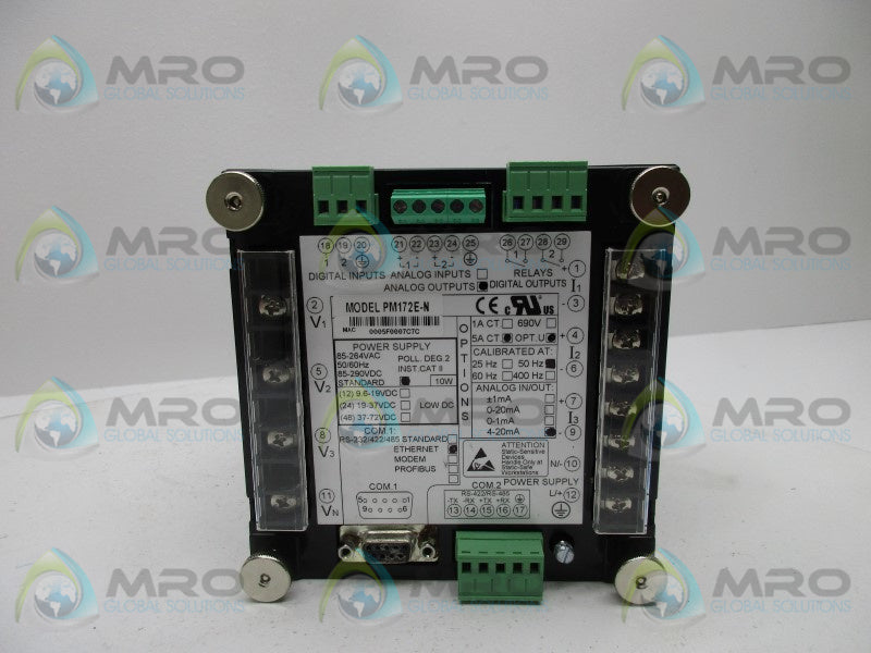 SATEC PM172E-N-U POWER METER  NSMP