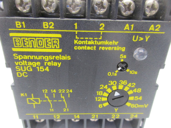 BENDER SUG154 VOLTAGE RELAY  NSNP